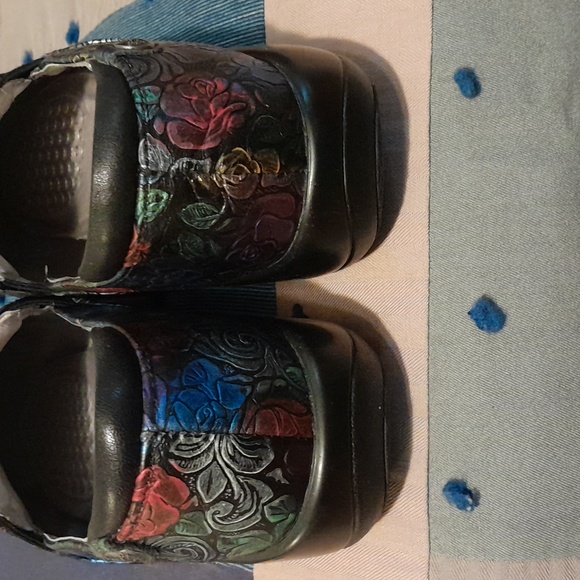 Alegria colorful roses shoe size 8.5 - Picture 5 of 7